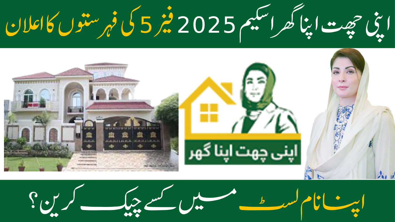 Apni Chhat Apna Ghar Scheme 2025