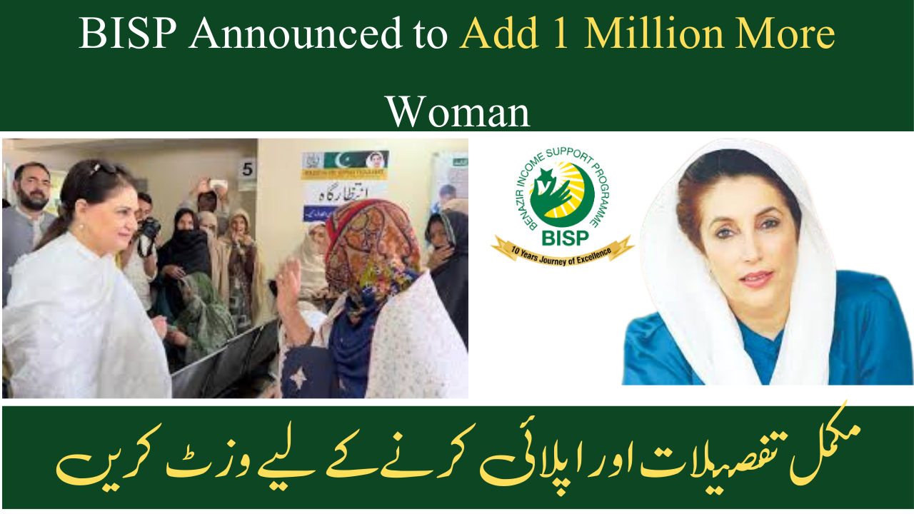 BISP Announced to Add 1 Million More Woman
