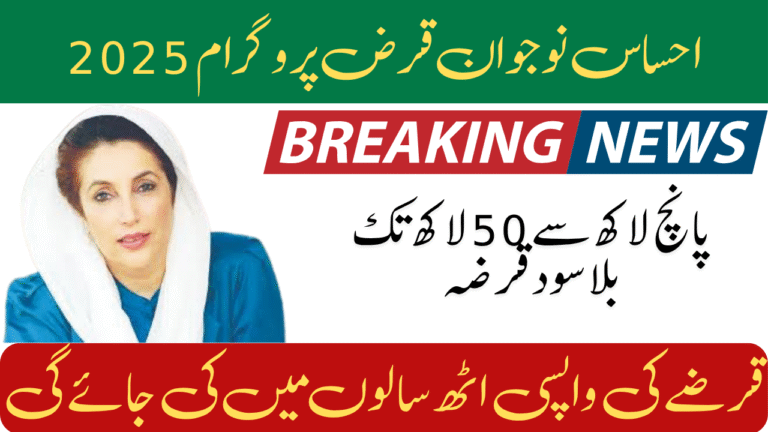 Ehsaas Naujawan Loan Program 2025 - Full Guide