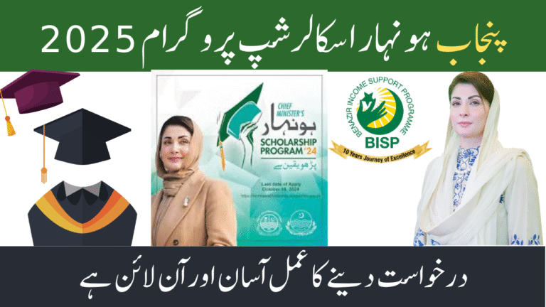CM Punjab Honhaar Scholarship Program 2025