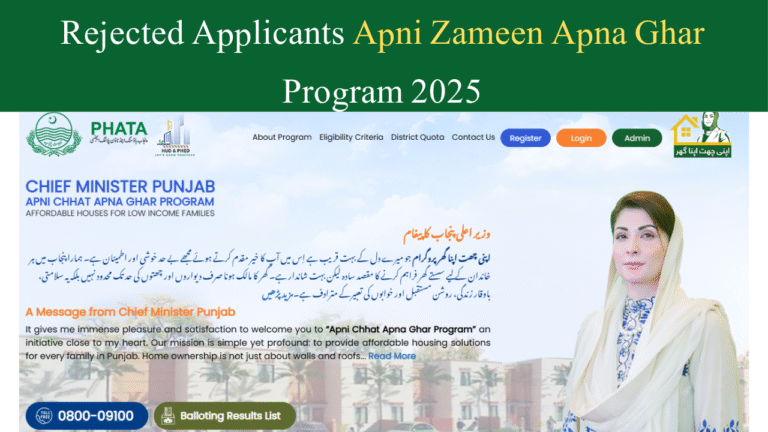 Apni Zameen Apna Ghar Program 2025