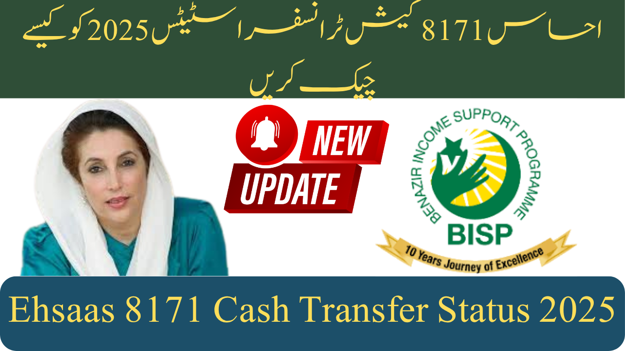 How to Check Ehsaas 8171 Cash Transfer Status