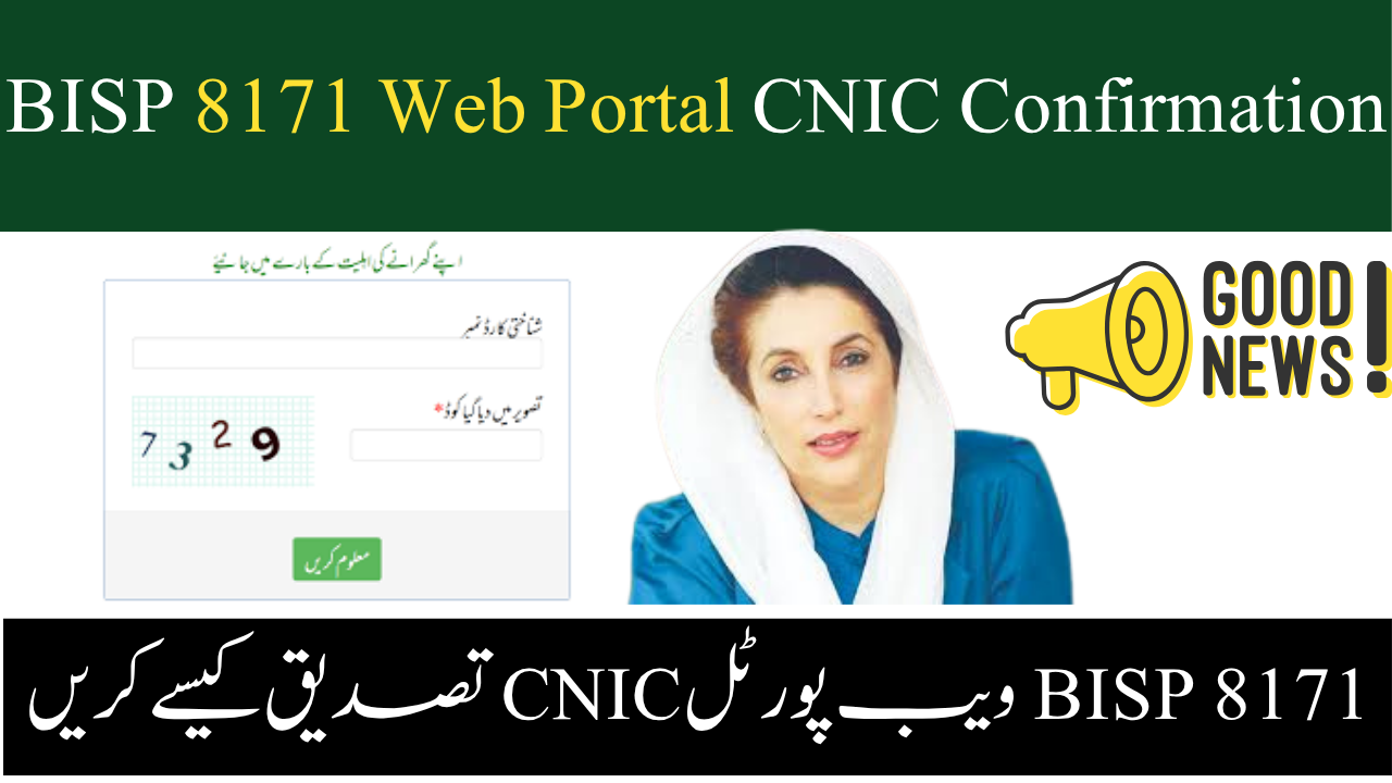 How to BISP 8171 Web Portal CNIC