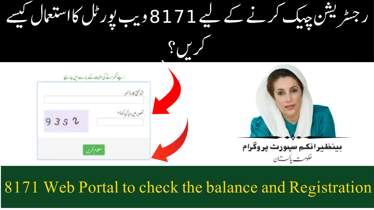 8171 Web Portal to check the balance and Registration