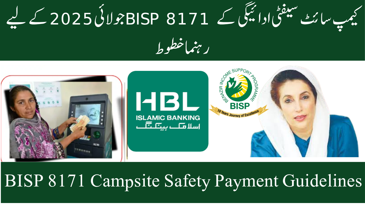 BISP 8171 Campsite Safety Payment Guidelines