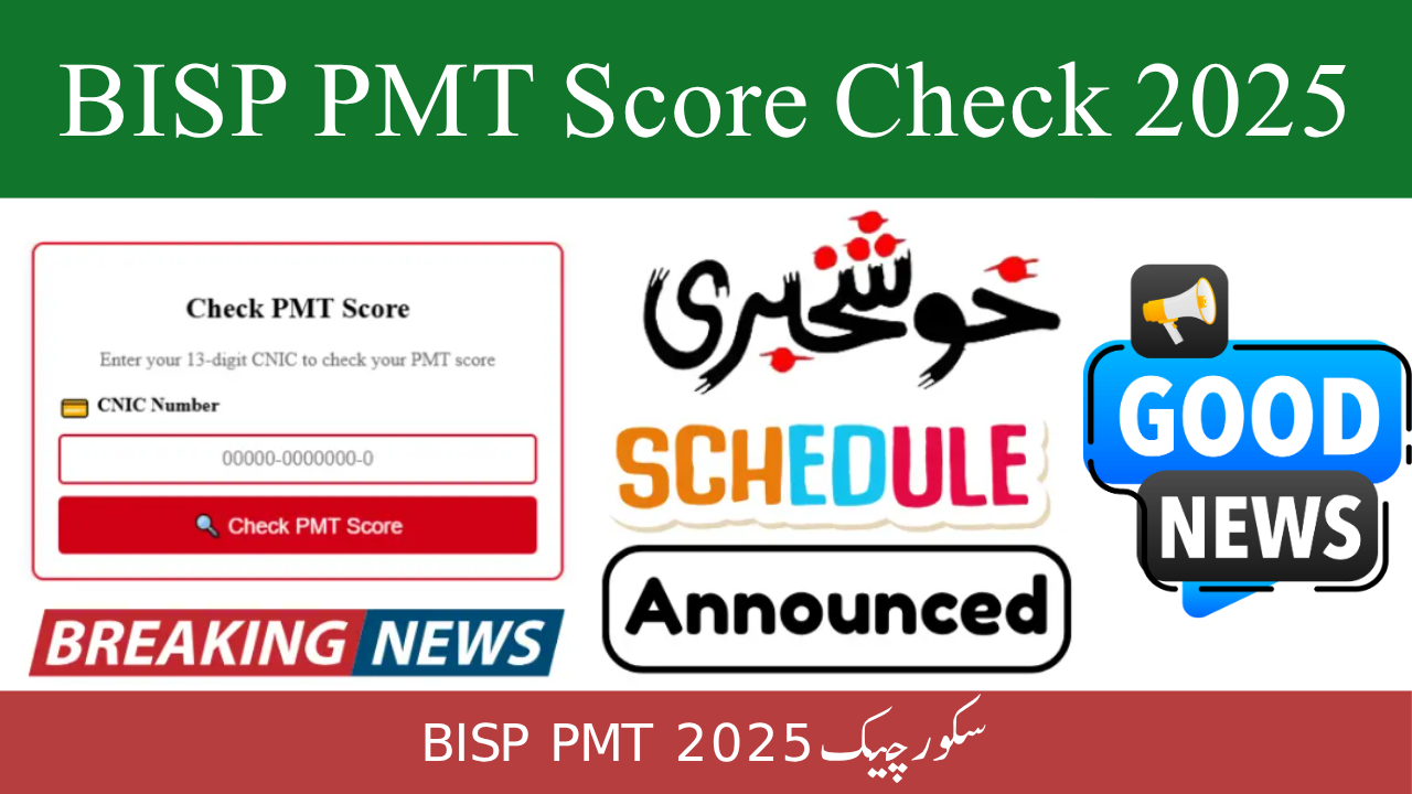 BISP PMT Score Check 2025