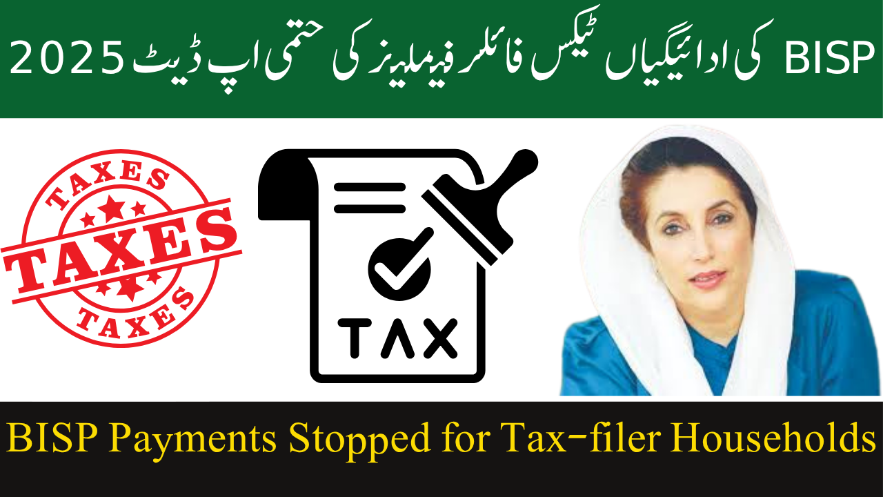 BISP Payments Stopped for Tax-filer Households